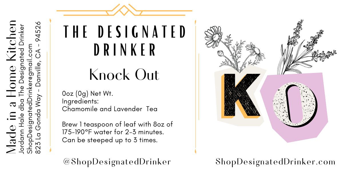 Knock Out | Chamomile & Lavender Herbal Tea