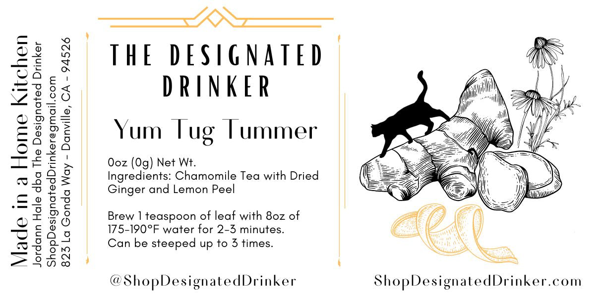 Yum Tug Tummer | Lemon Ginger Chamomile Herbal Tea