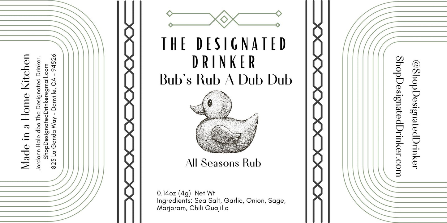 Bub’s Rub a Dub Dub | All Seasons Rub